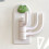 Beige wall key holder cartoon design 3.5x8 cm 1