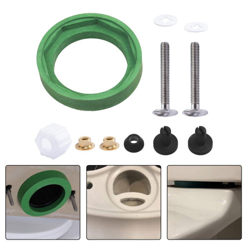 Kit de parafusos de junta de acoplamento entre o tanque e a bacia do vaso sanitário de 3 polegadas 1