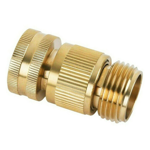 Garden Hose Quick Connect Brass 3/4 Inch Female Thread 1