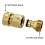 Garden Hose Quick Connect Brass 3/4 Inch Female Thread 4