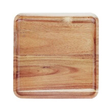 Acacia Wood Serving Tray Rectangular Solid Wood 1 Piece