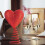Red Glitter Heart Tree Topper for Mini Trees 6