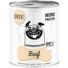 PAKA ZWIERZAKA Pepe Beef - wet dog food - 800g