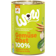 WOW | Monoprotein kutyaeledel | 400g-os doboz - Gemüse Obst - Zöldségek és gyümölcsök 400g