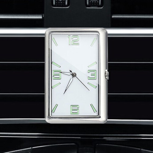 Car dashboard digital clock with LCD time and day display,