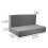 Yotijar RV seat covers soft bench style 2 pieces grey 7