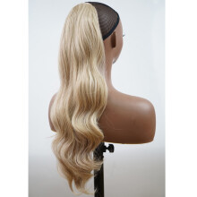 Ycandiee ponytail extension curly wavy 24 inch