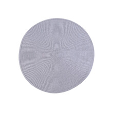Ycandiee Round Braided Vinyl Placemats 18cm