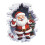 Snowman Toilet Stickers for Bathroom Decor 2