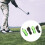 Golf Hybrid Head Green No. Tag 4x Thick 6