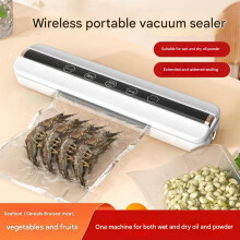 Wireless Vacuum Sealer Food Preserver White 64kPa