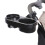 Universal stroller tray with insulated cup holder and snack 6
