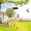 Hummingbird feeder wind chime design bee-proof outdoor 1