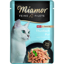 MIAMOR Fine Filets Tuna in sauce  - wet cat food - 100g