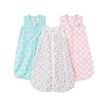 Simple Joys by Carter's Baby 3-Pack Cotton Wearable Blankets, Hearts/Owl, Medium