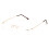 Full Rimless Reading Glasses Lightweight Metal 1 Pair 3