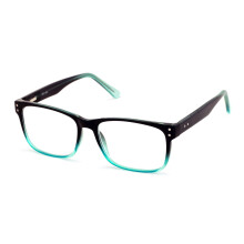 Ochelari de citit dreptunghiulari premium pentru bărbați, mari, cu ramă optică, cu balamale cu arc +3,50