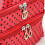 Women's large pink double-deck cosmetic bag 5