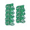 Golf Iron Head Covers Set Light Green 9 Pieces 2