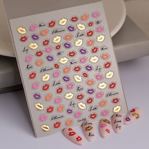 Adesivos para Unhas Autoadesivos com Design de Verão - 24 unidades 1