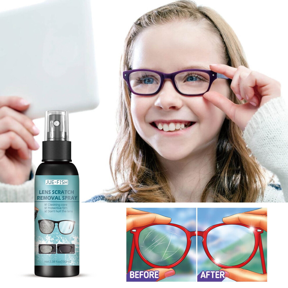 Ycandiee lens cleaner spray 100ml for sunglasses and glasses