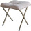 Foldable Ottoman Foot Rest Pink Upholstered 1 Pc 1