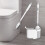 Liquid Toilet Brush Set with Push-Dispense Feature 1