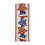 4th of July table runner patriotic stripe design 1 pack 1