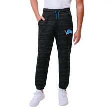 Ultra Game NFL Offizielles Jugend Jogginghose, Detroit Lions, Schwarz Schnee, 10-12