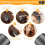 Wattne self-grip curlers 28 pcs black 3 sizes 6