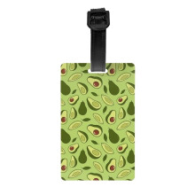 Avocado Luggage Tag with Name Card and Privacy Cover