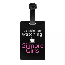 Gilmore Coffee Quote Luggage Tag with Name Card and Privacy