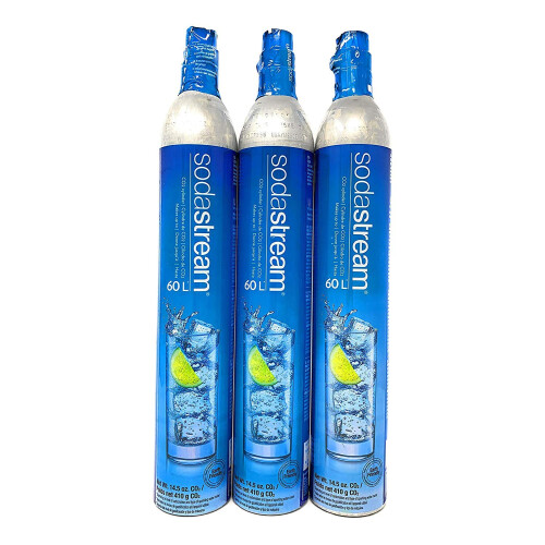 SodaStream Sodastream 60L CO2 Kohlendioxidzylinder, 14,5oz, 3er Set