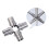 Stainless Steel Pipe Clamp Connector 25mm 5-Way 6