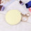 Weis mini pocket makeup mirror double-sided yellow 4