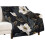 Botanical Black Throw Blanket Microfiber 30x40 inch 1