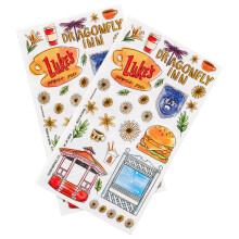 Serviettes en papier Gilmore Girls 32 pièces avec Dragonfly Inn, Chilton, Stars Hollow et Lukes Diner
