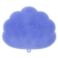 Ycolew Shower Foot Scrubber Mat Wall-Mount Non-Slip 1 Piece