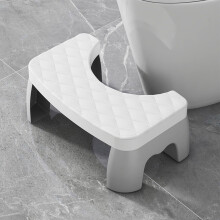Toilet Potty Stool for Adults Heavy Duty Plastic 1 Piece