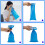 Disposable Vomit Bags Blue Large Capacity 50 Pcs 6