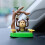 Solar Dancing Monkey Bobblehead Car Ornament 1