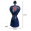 Ξύλινο κάλυμμα κεφαλής γκολφ fairway μπλε 27x13x3 εκ. 8