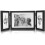 Picture Frame Grey Collage Hinged Folding Triples 8