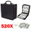 Portable CD DVD storage bag PU leather 520-disc 1