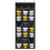 Baseball Hat Rack Over-Door 24-Pocket Black 1