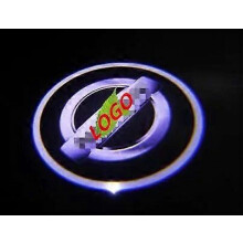 Stück LED-Türlogo-Leuchten mit Laserprojektor für Nissan GTR R35 R34, Logo-Begrüßungs- und Warnleuchten, Autozubehör, Kraftfahrzeug