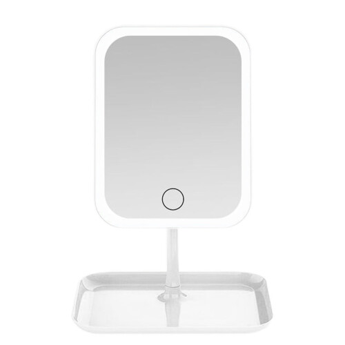 Ycolew folding LED makeup mirror with 3 color modes 1