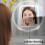 Ycolew folding LED makeup mirror with 3 color modes 6