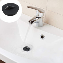 Bathtub Stopper Black Universal Fit