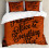 Pumpkin Spice Duvet Cover Set Brown 3-Piece 1